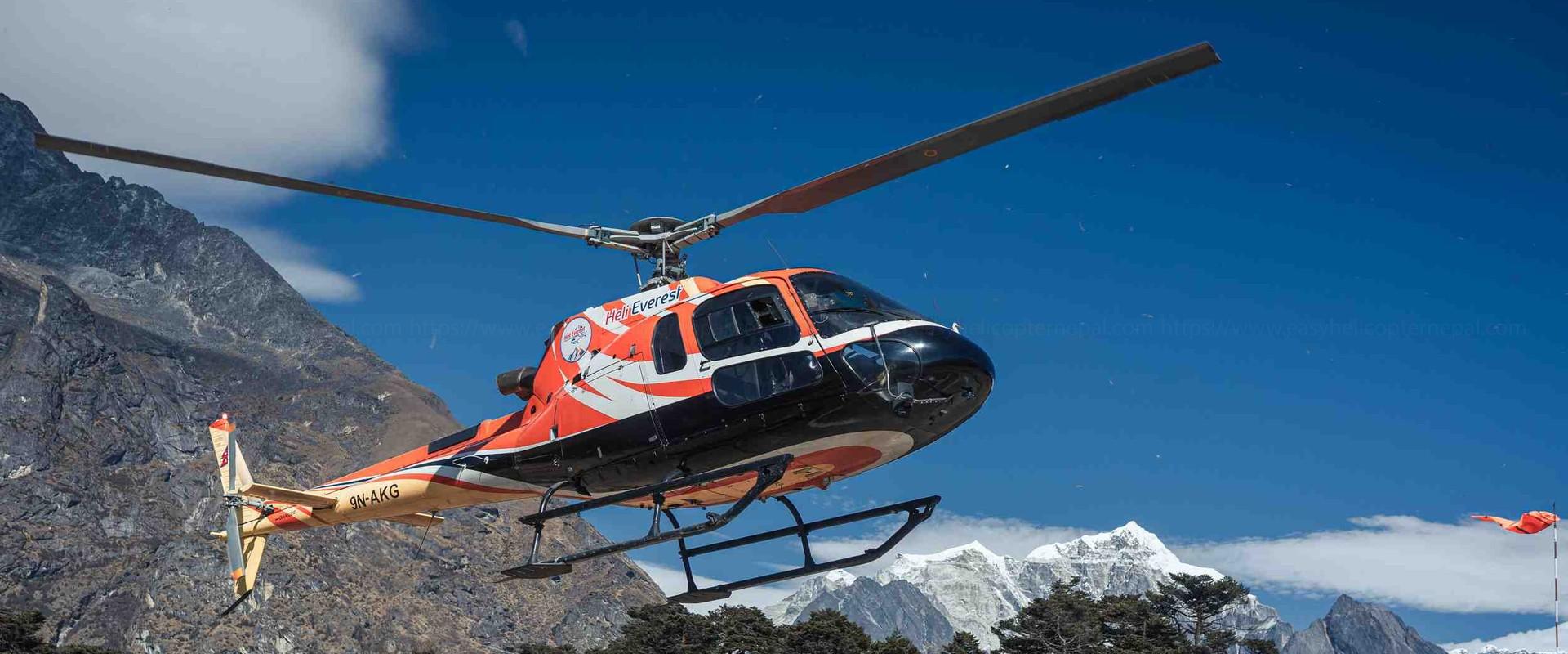 Scenic Mountain Flight by Helicopter